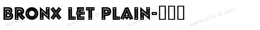 Bronx LET Plain字体转换
